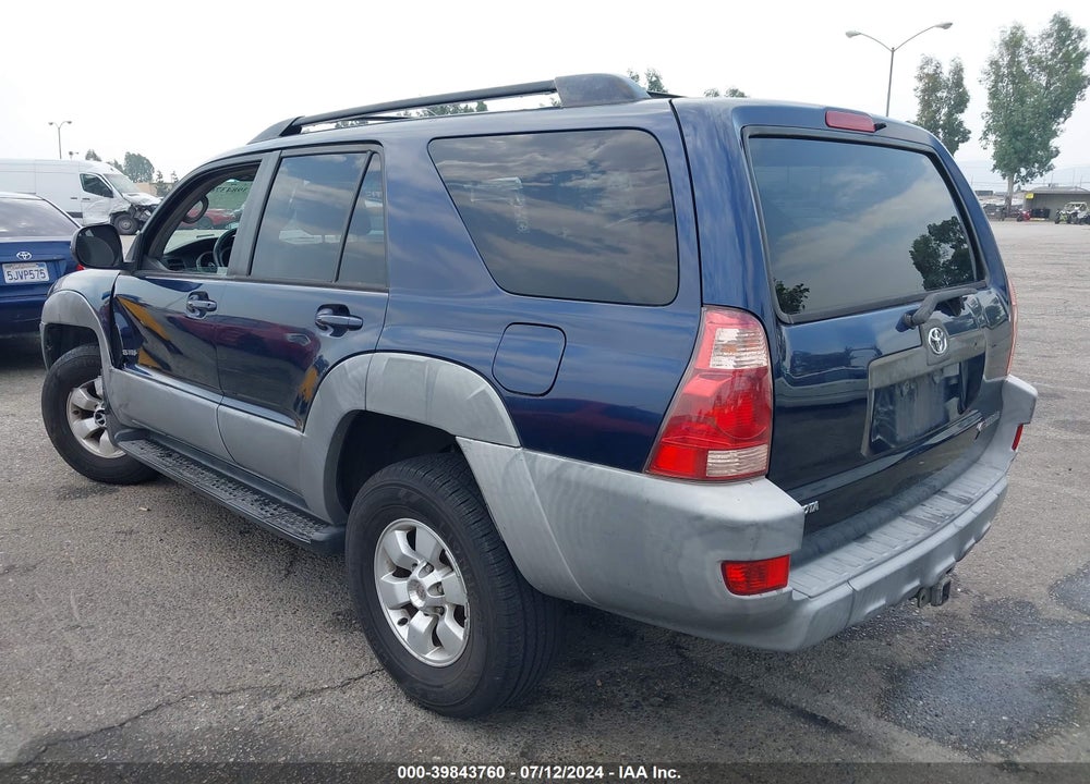 2003 TOYOTA 4RUNNER SR5 V6 VIN: JTEZU14R838002607