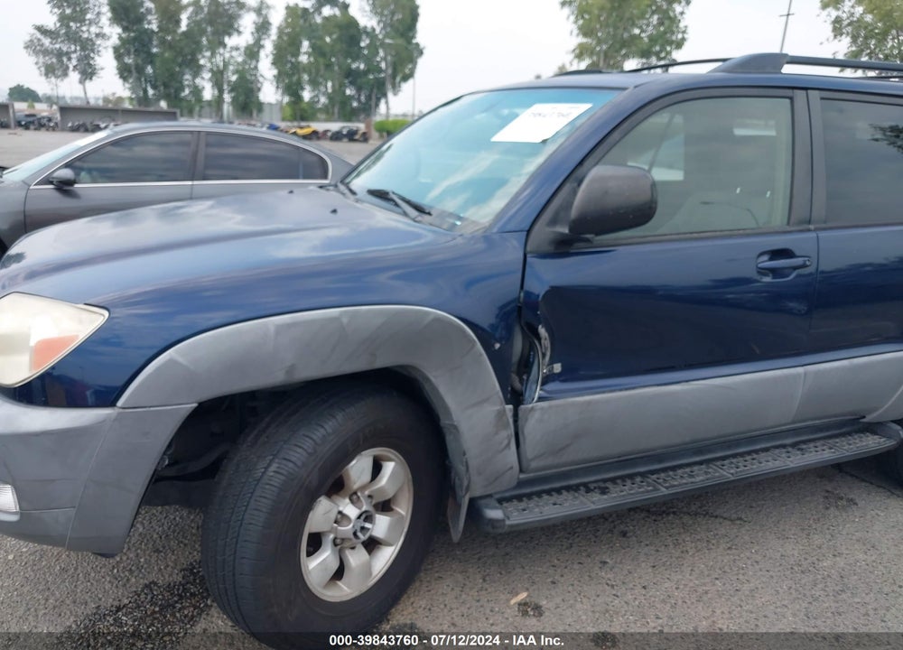 2003 TOYOTA 4RUNNER SR5 V6 VIN: JTEZU14R838002607