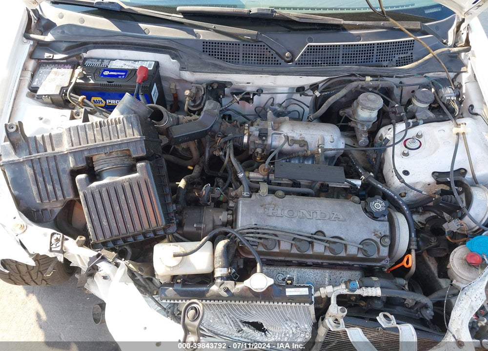 2000 HONDA CIVIC EX VIN: 1HGEJ8149YL052970