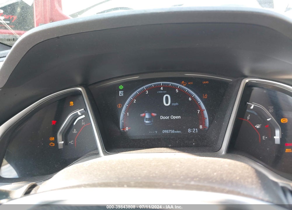 2019 HONDA CIVIC SPORT VIN: 2HGFC2F83KH529887