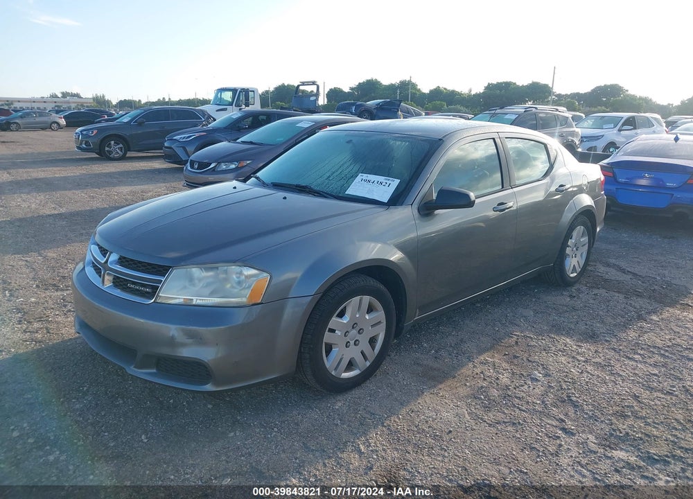 2012 DODGE AVENGER SE VIN: 1C3CDZAB4CN144331