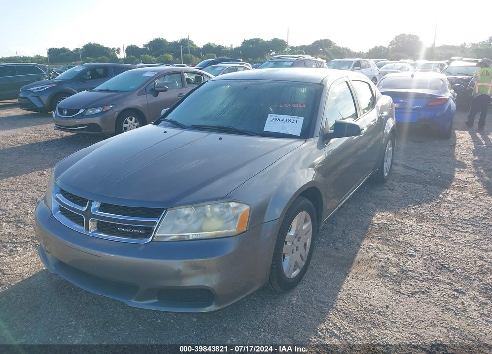 2012 DODGE AVENGER SE VIN: 1C3CDZAB4CN144331
