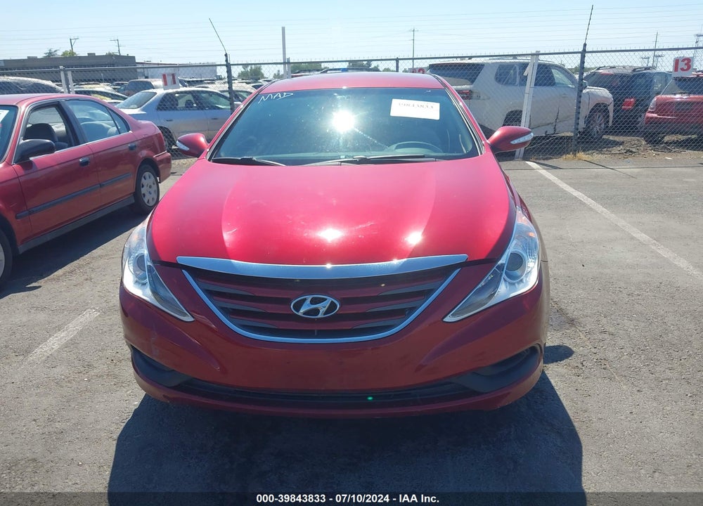 2014 HYUNDAI SONATA GLS VIN: 5NPEB4AC5EH866416