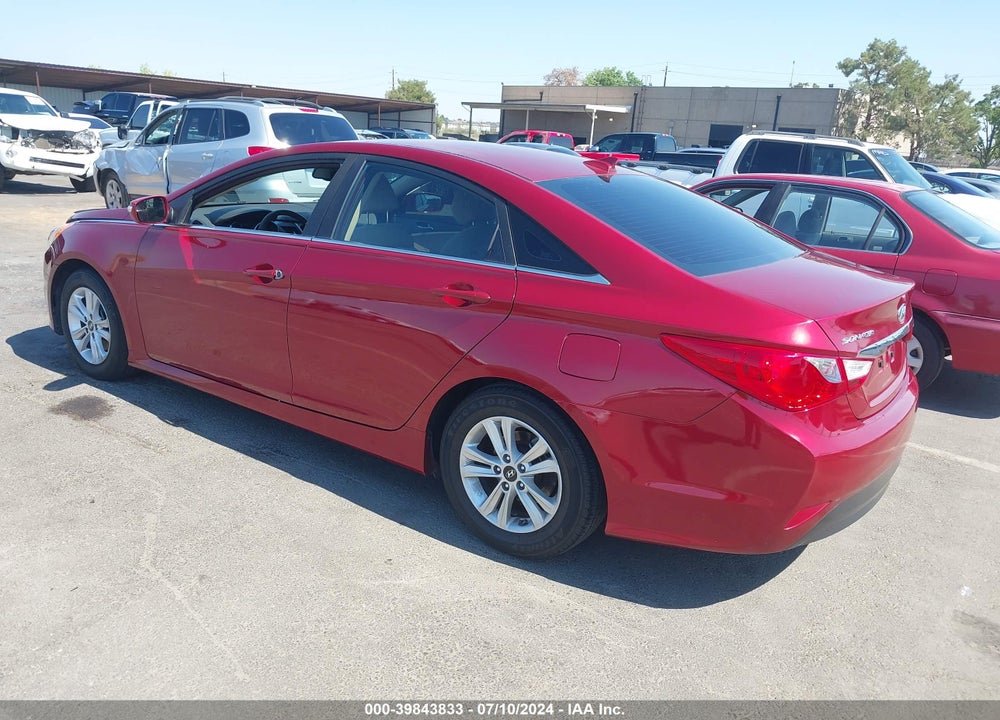 2014 HYUNDAI SONATA GLS VIN: 5NPEB4AC5EH866416