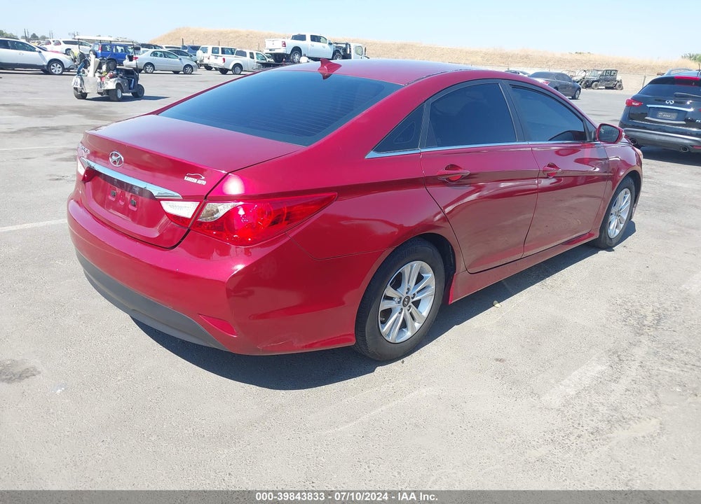 2014 HYUNDAI SONATA GLS VIN: 5NPEB4AC5EH866416