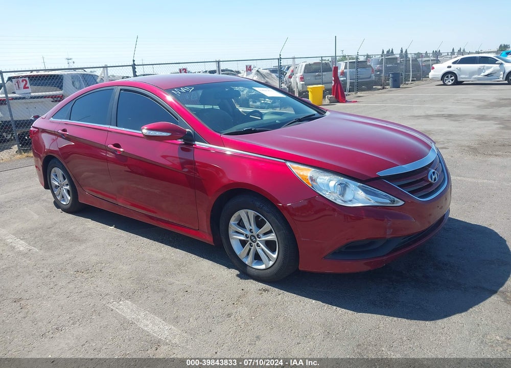 2014 HYUNDAI SONATA GLS VIN: 5NPEB4AC5EH866416