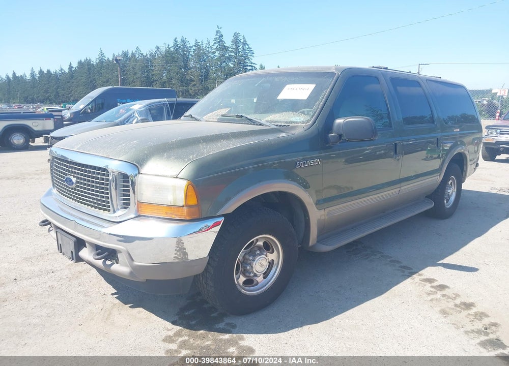 2000 FORD EXCURSION LIMITED VIN: 1FMNU42S2YEE17601