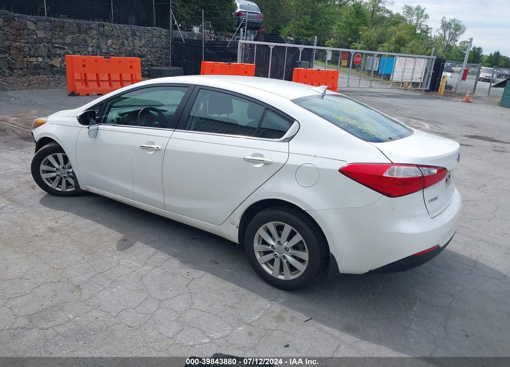 2014 KIA FORTE EX VIN: KNAFX4A86E5106509