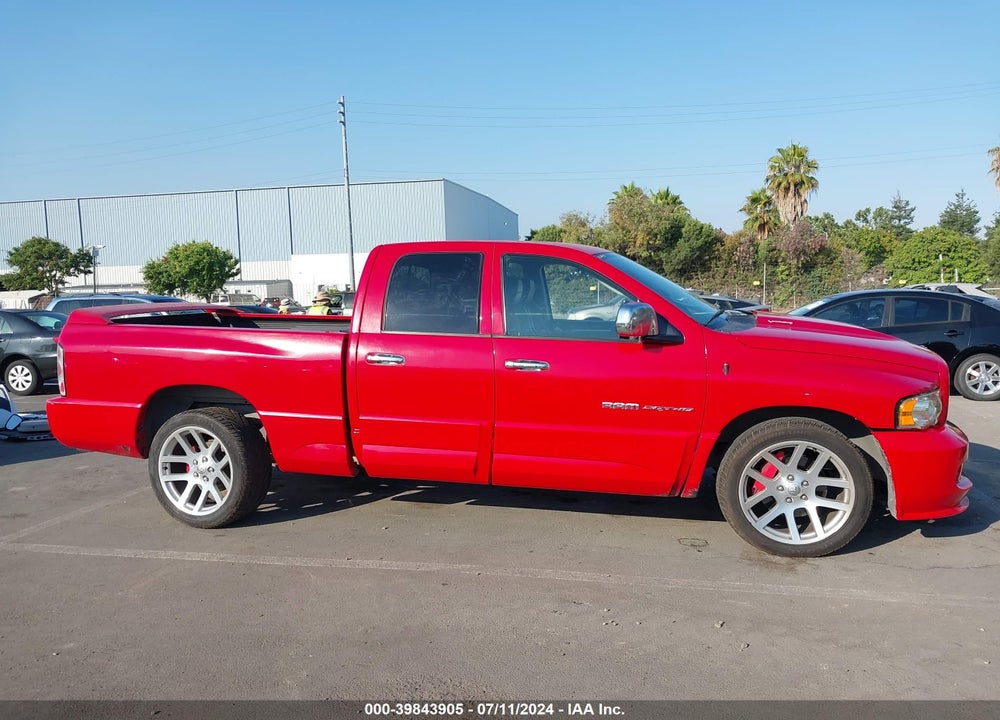 2005 DODGE RAM 1500 SRT-10 VIN: 3D7HA18H85G734538