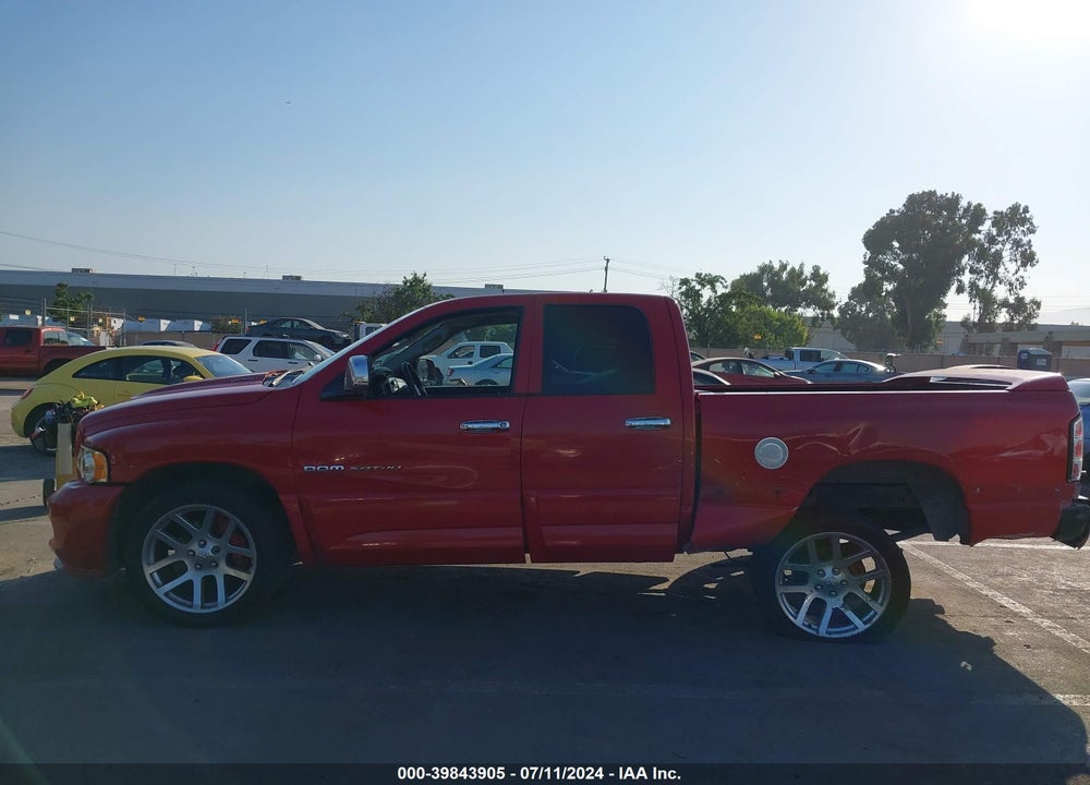 2005 DODGE RAM 1500 SRT-10 VIN: 3D7HA18H85G734538