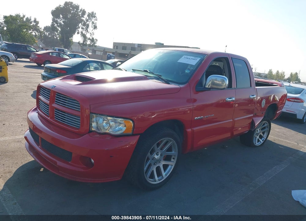 2005 DODGE RAM 1500 SRT-10 VIN: 3D7HA18H85G734538