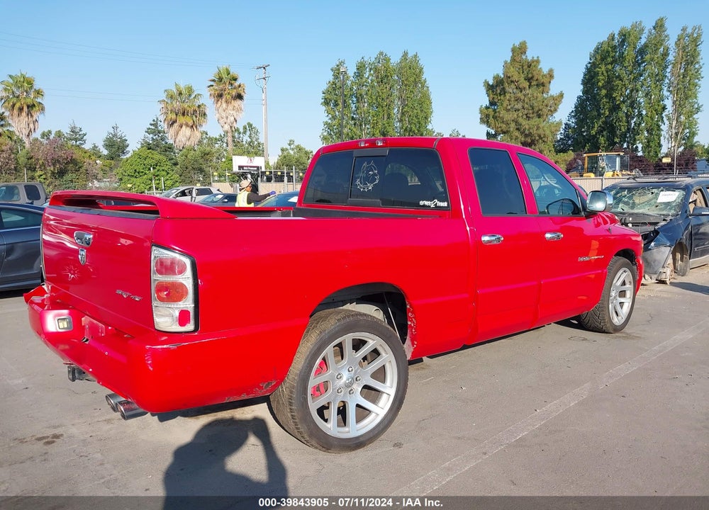 2005 DODGE RAM 1500 SRT-10 VIN: 3D7HA18H85G734538