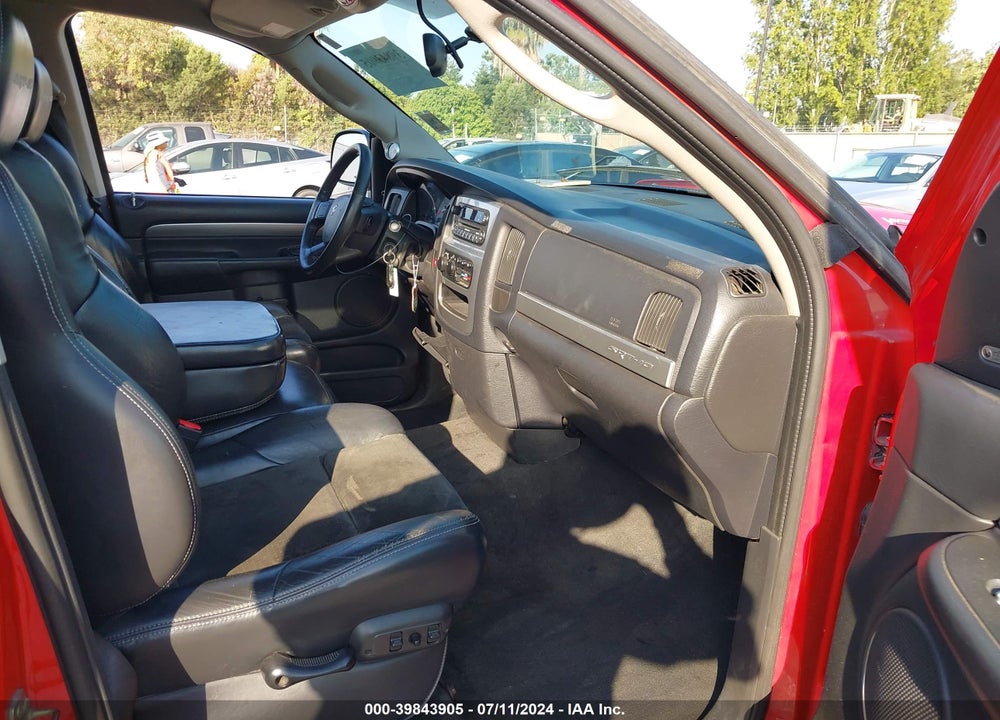 2005 DODGE RAM 1500 SRT-10 VIN: 3D7HA18H85G734538