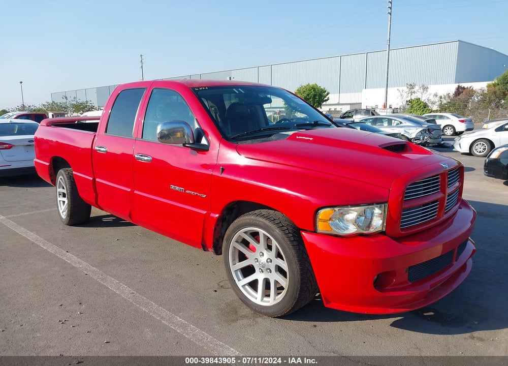 2005 DODGE RAM 1500 SRT-10 VIN: 3D7HA18H85G734538