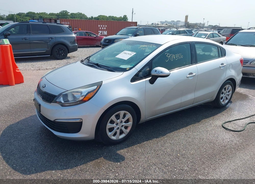 2016 KIA RIO LX VIN: KNADM4A30G6544847