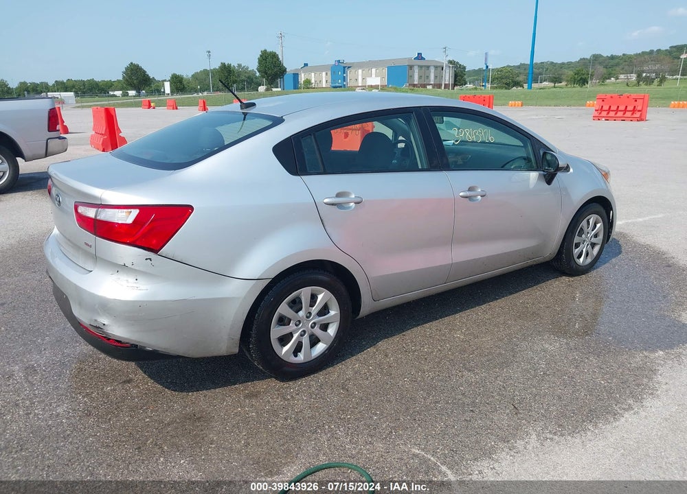 2016 KIA RIO LX VIN: KNADM4A30G6544847