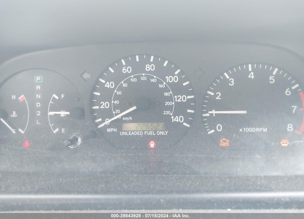 1998 TOYOTA CAMRY LE VIN: 4T1BG22KXWU349159