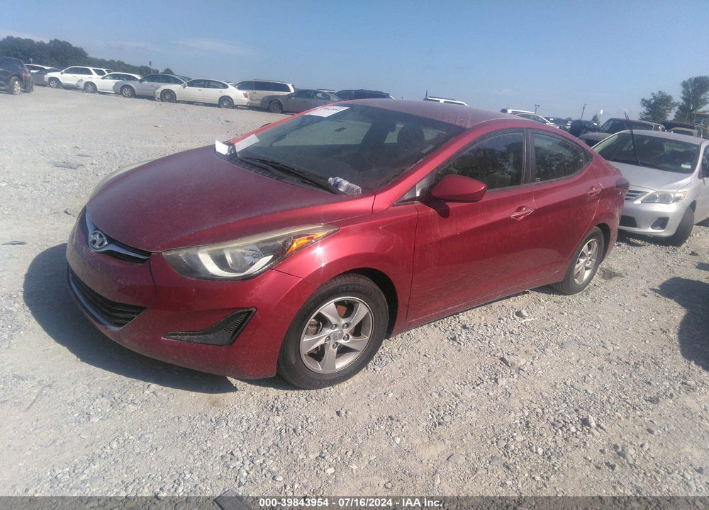 2015 HYUNDAI ELANTRA SE VIN: 5NPDH4AE4FH580649