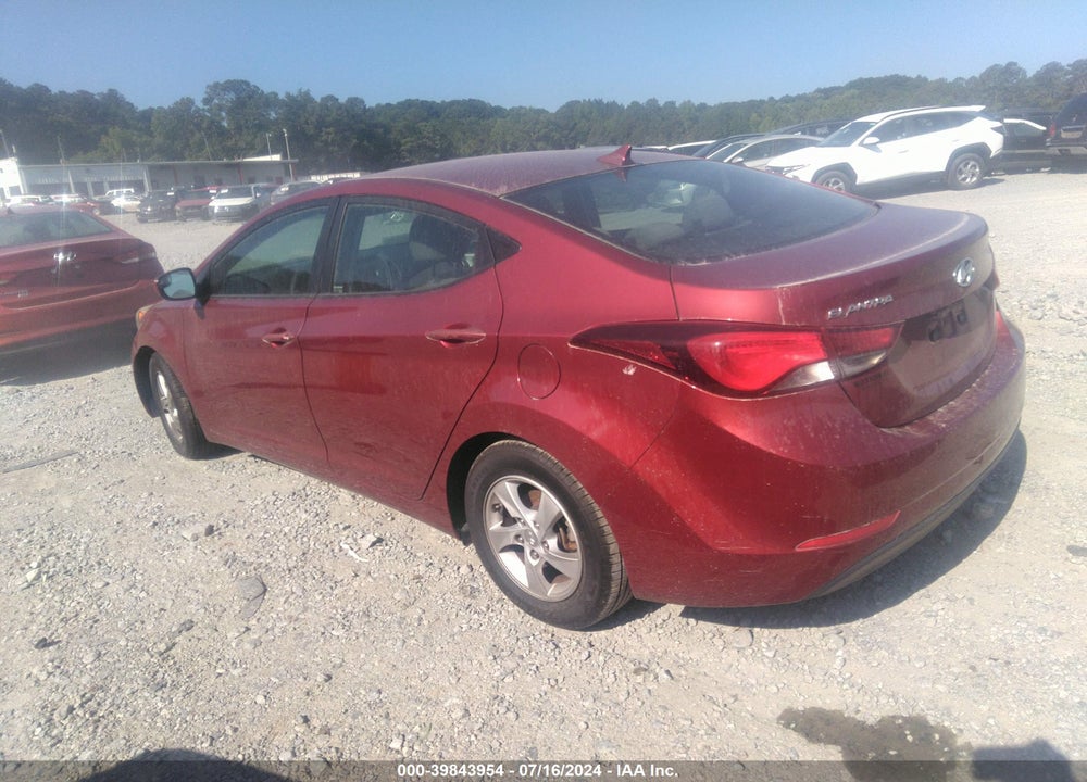 2015 HYUNDAI ELANTRA SE VIN: 5NPDH4AE4FH580649