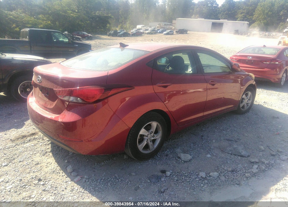 2015 HYUNDAI ELANTRA SE VIN: 5NPDH4AE4FH580649