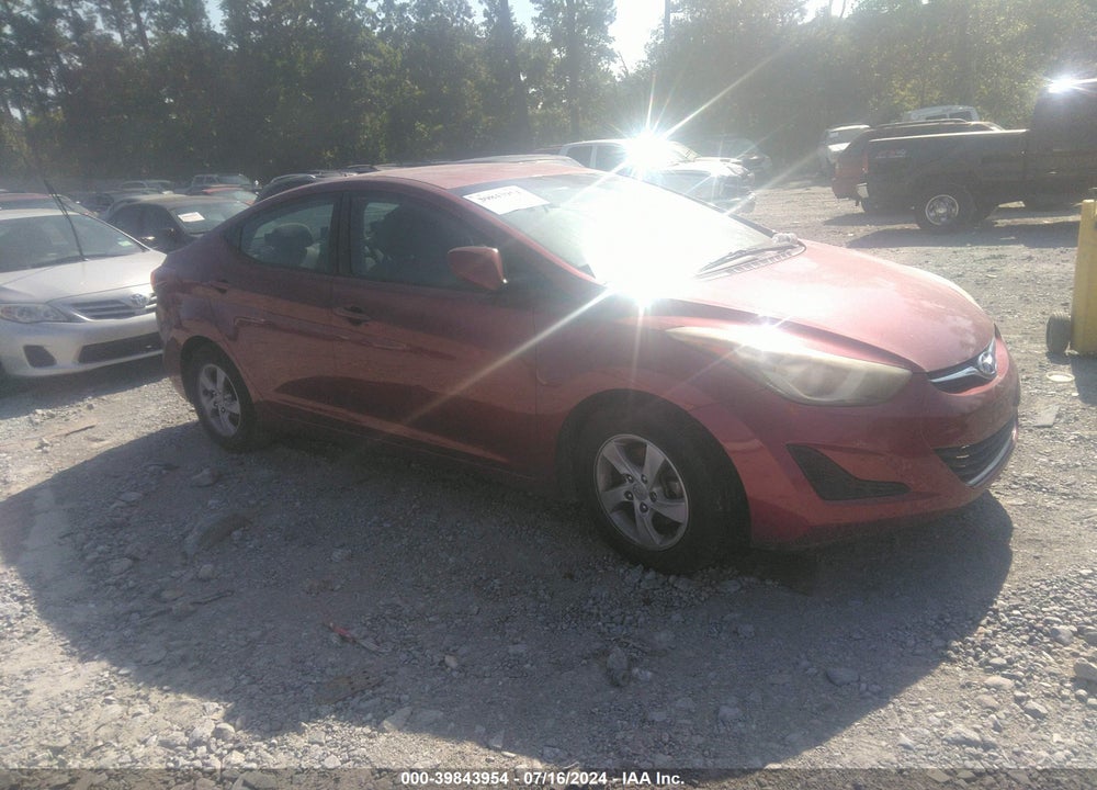 2015 HYUNDAI ELANTRA SE VIN: 5NPDH4AE4FH580649