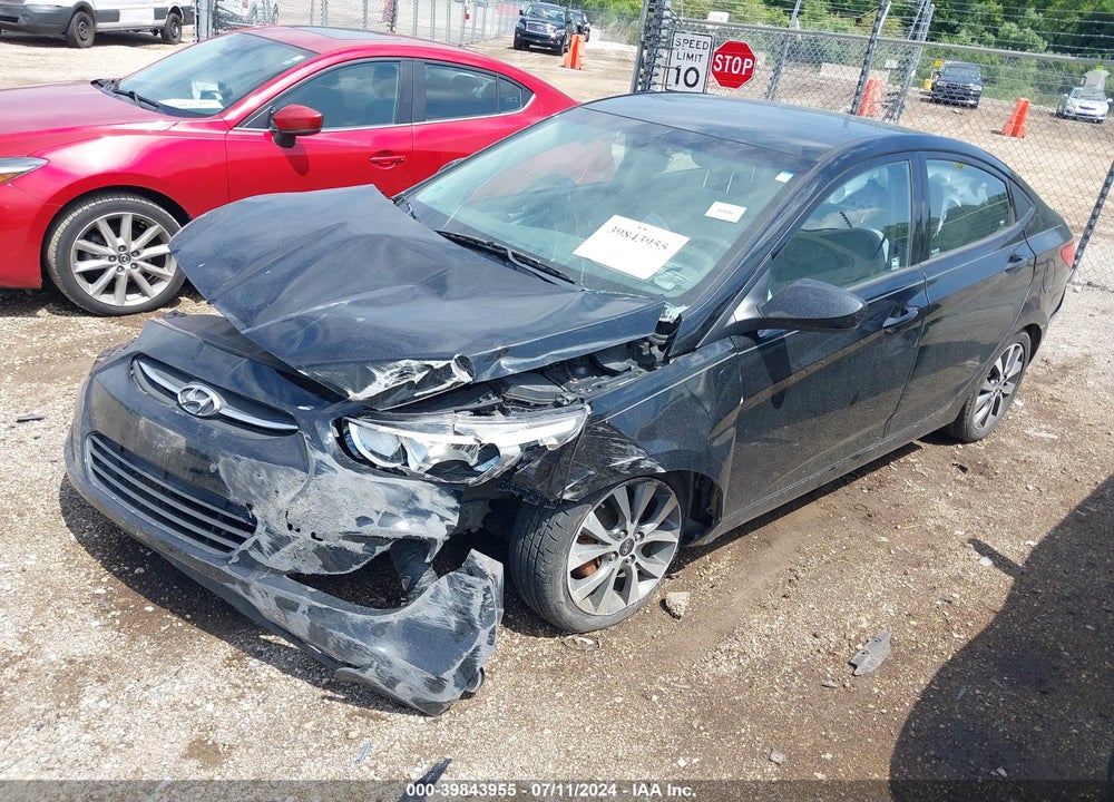 2017 HYUNDAI ACCENT VALUE EDITION VIN: KMHCT4AEXHU373617