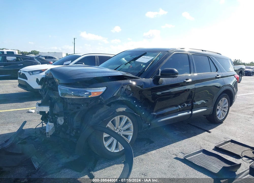 2022 FORD EXPLORER LIMITED VIN: 1FM5K8FW3NNA09582