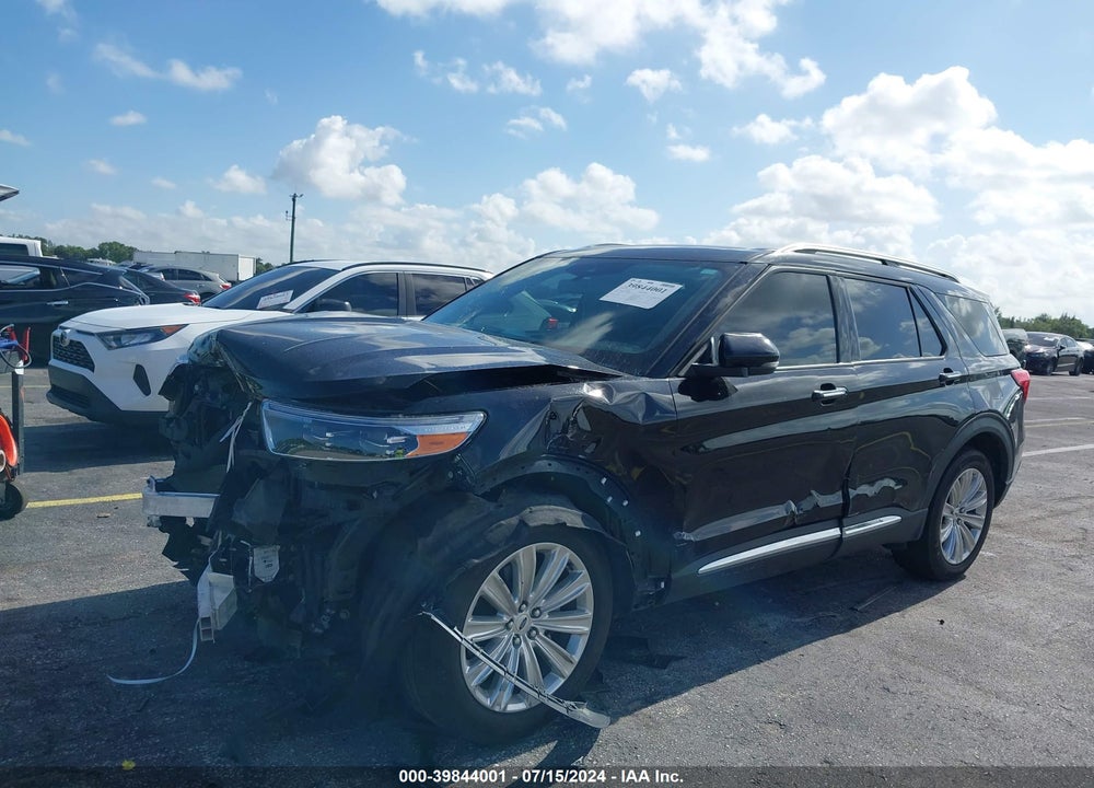 2022 FORD EXPLORER LIMITED VIN: 1FM5K8FW3NNA09582