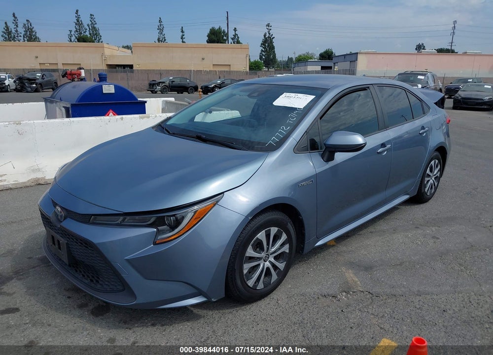 2021 TOYOTA COROLLA HYBRID LE VIN: JTDEAMDE2MJ014871