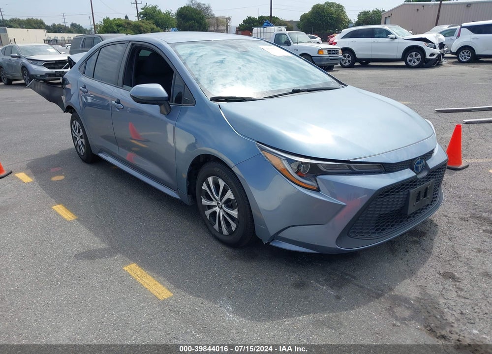 2021 TOYOTA COROLLA HYBRID LE VIN: JTDEAMDE2MJ014871