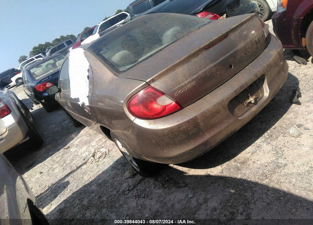 2000 DODGE NEON HIGHLINE VIN: 1B3ES46C6YD625811