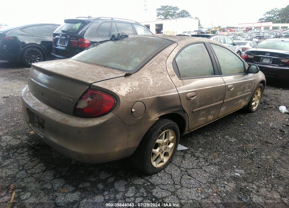 2000 DODGE NEON HIGHLINE VIN: 1B3ES46C6YD625811