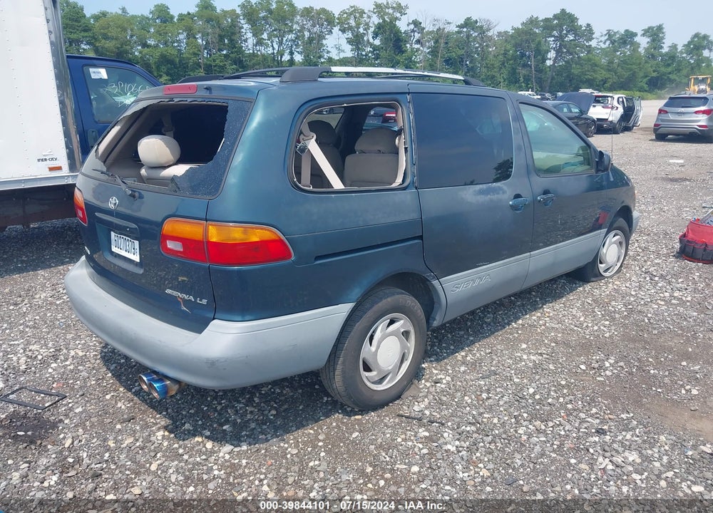 1998 TOYOTA SIENNA LE VIN: 4T3ZF13C9WU012279