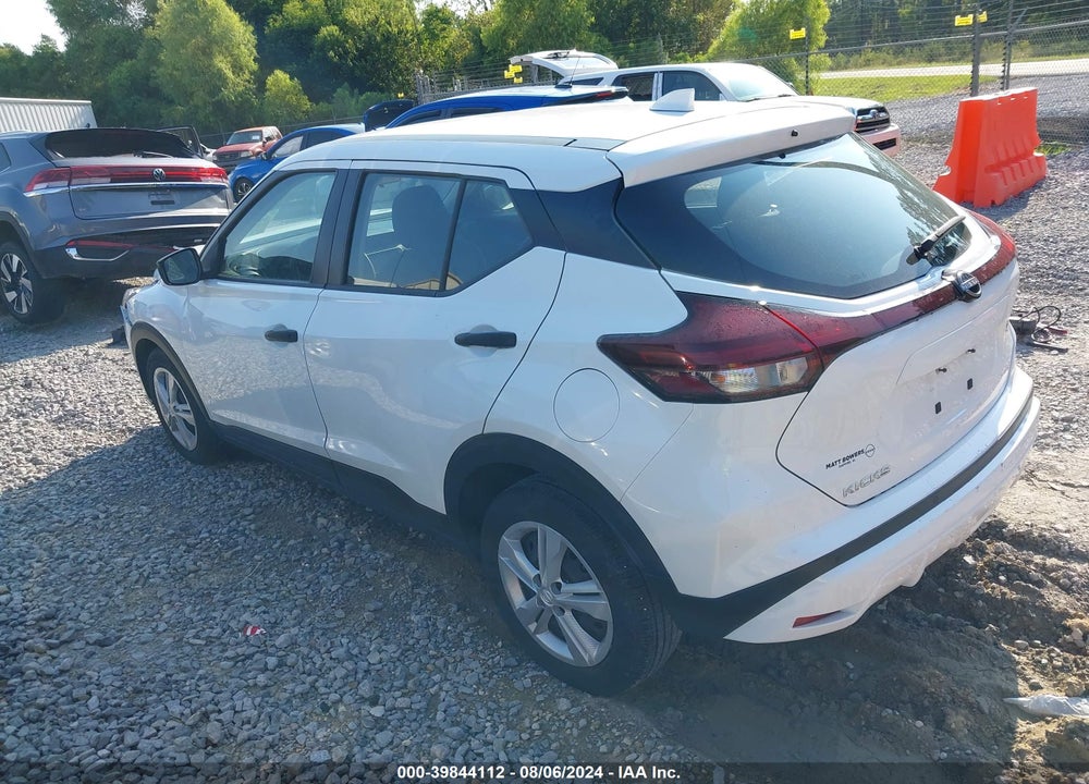 2022 NISSAN KICKS S XTRONIC CVT VIN: 3N1CP5BV2NL484717