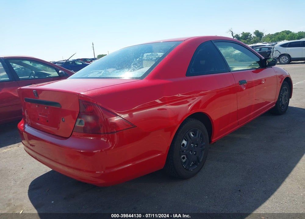 2001 HONDA CIVIC DX VIN: 1HGEM21291L040746