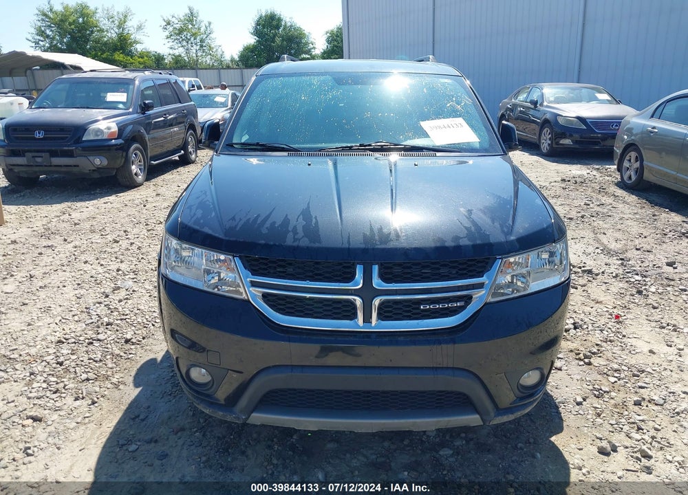 2012 DODGE JOURNEY SXT VIN: 3C4PDCBG1CT235027