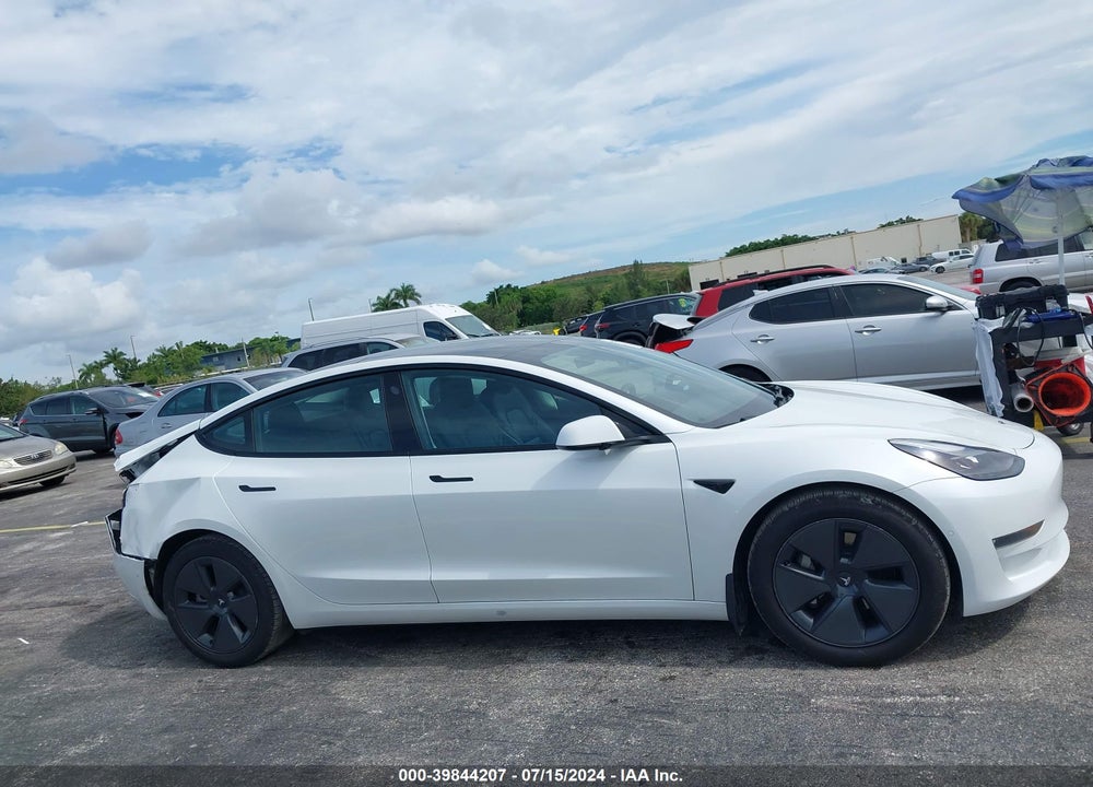 2022 TESLA MODEL 3 LONG RANGE DUAL MOTOR ALL-WHEEL DRIVE VIN: 5YJ3E1EB0NF103085