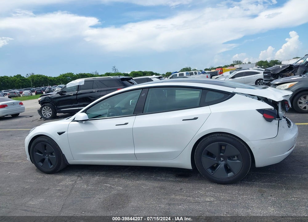 2022 TESLA MODEL 3 LONG RANGE DUAL MOTOR ALL-WHEEL DRIVE VIN: 5YJ3E1EB0NF103085