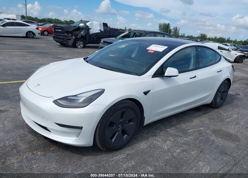 2022 TESLA MODEL 3 LONG RANGE DUAL MOTOR ALL-WHEEL DRIVE VIN: 5YJ3E1EB0NF103085