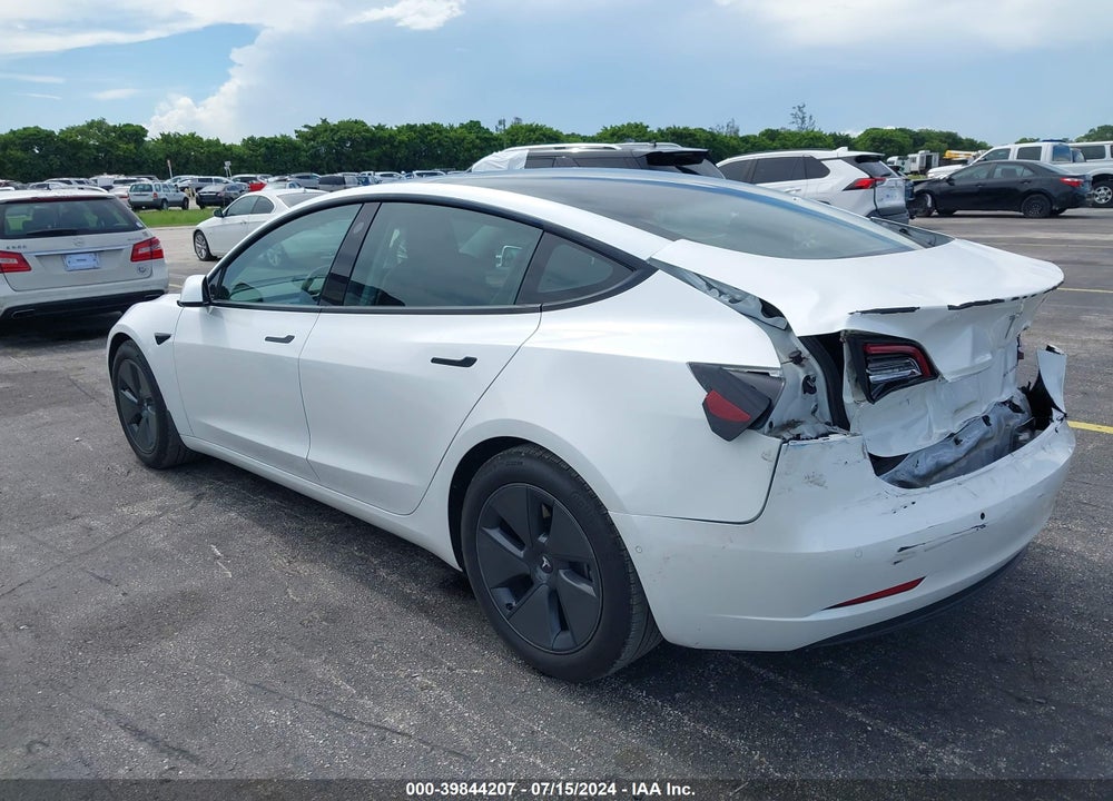 2022 TESLA MODEL 3 LONG RANGE DUAL MOTOR ALL-WHEEL DRIVE VIN: 5YJ3E1EB0NF103085