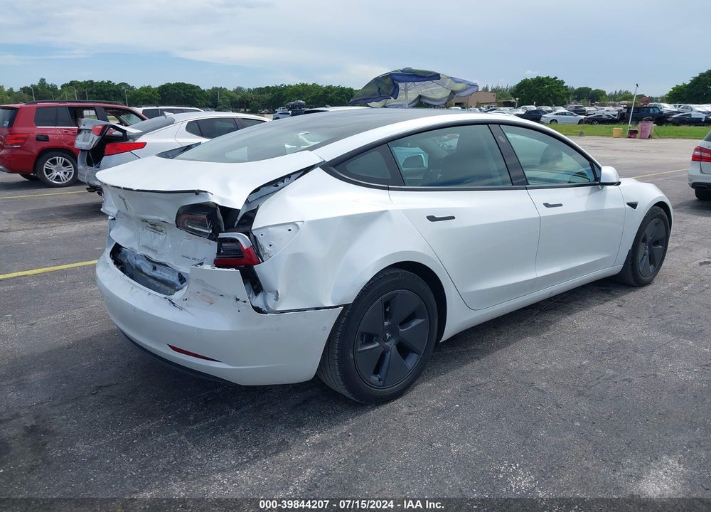 2022 TESLA MODEL 3 LONG RANGE DUAL MOTOR ALL-WHEEL DRIVE VIN: 5YJ3E1EB0NF103085