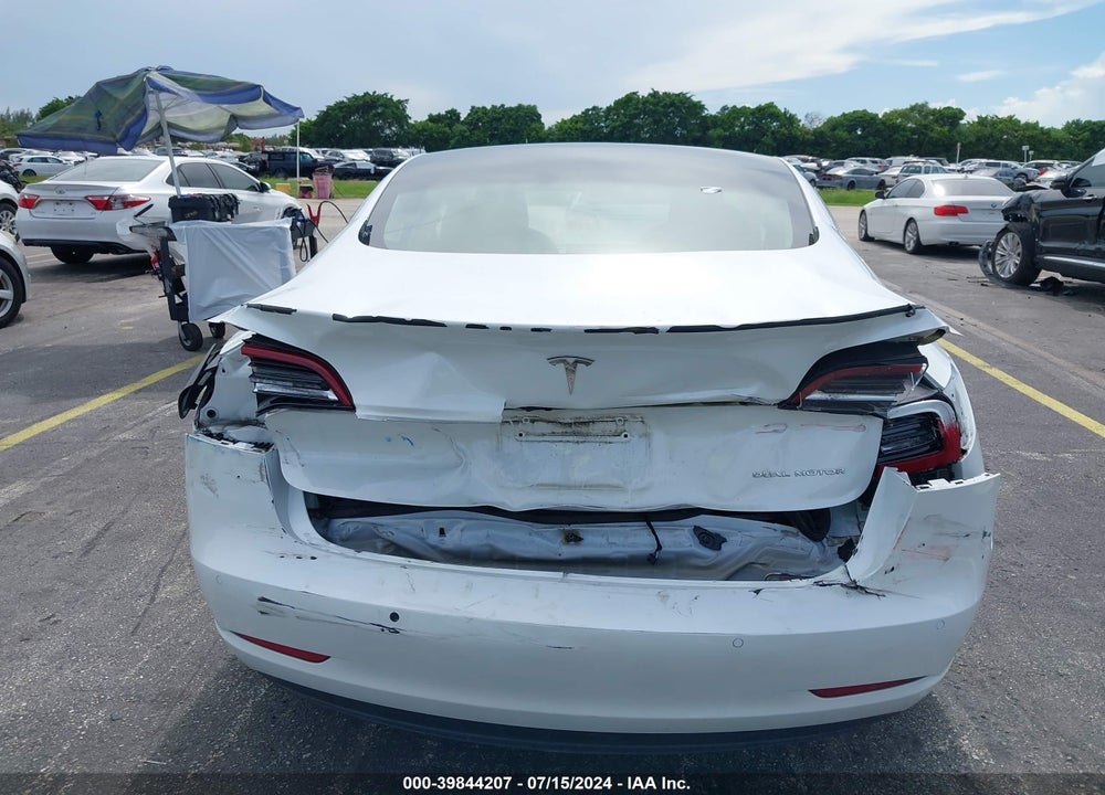 2022 TESLA MODEL 3 LONG RANGE DUAL MOTOR ALL-WHEEL DRIVE VIN: 5YJ3E1EB0NF103085