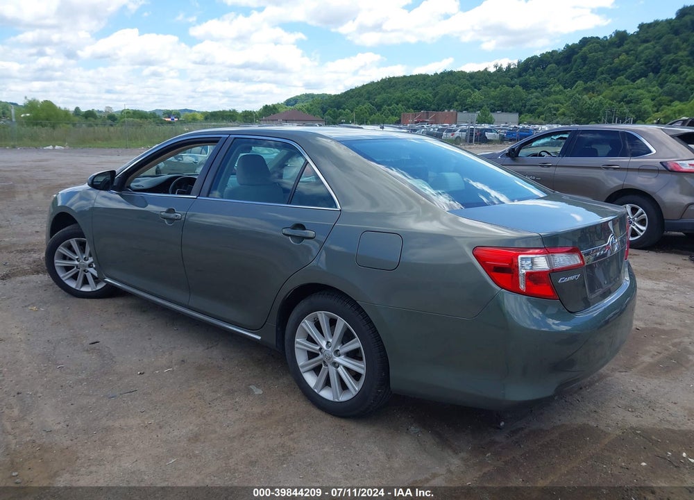 2012 TOYOTA CAMRY XLE VIN: 4T1BF1FKXCU608574