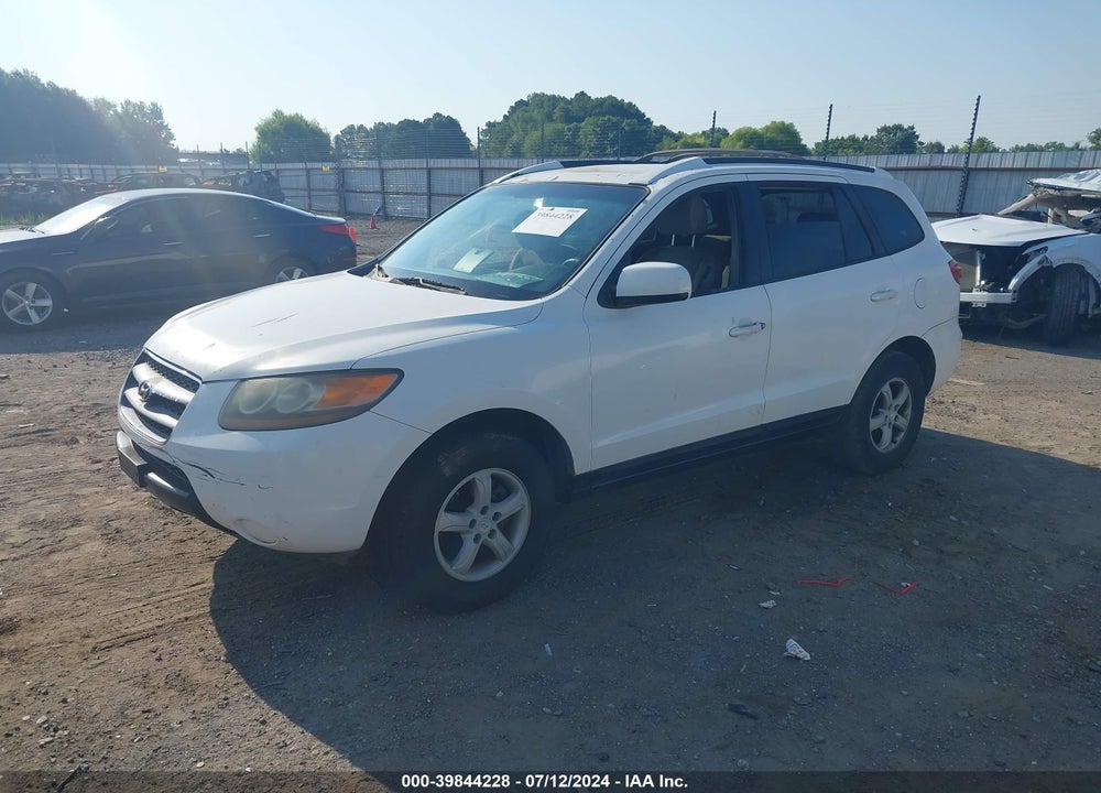 2007 HYUNDAI SANTA FE GLS VIN: 5NMSG13D17H043099