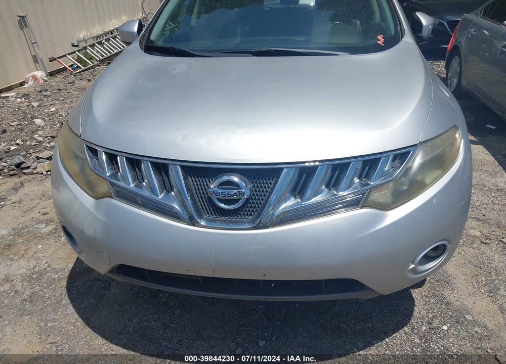 2009 NISSAN MURANO SL VIN: JN8AZ18U39W007644