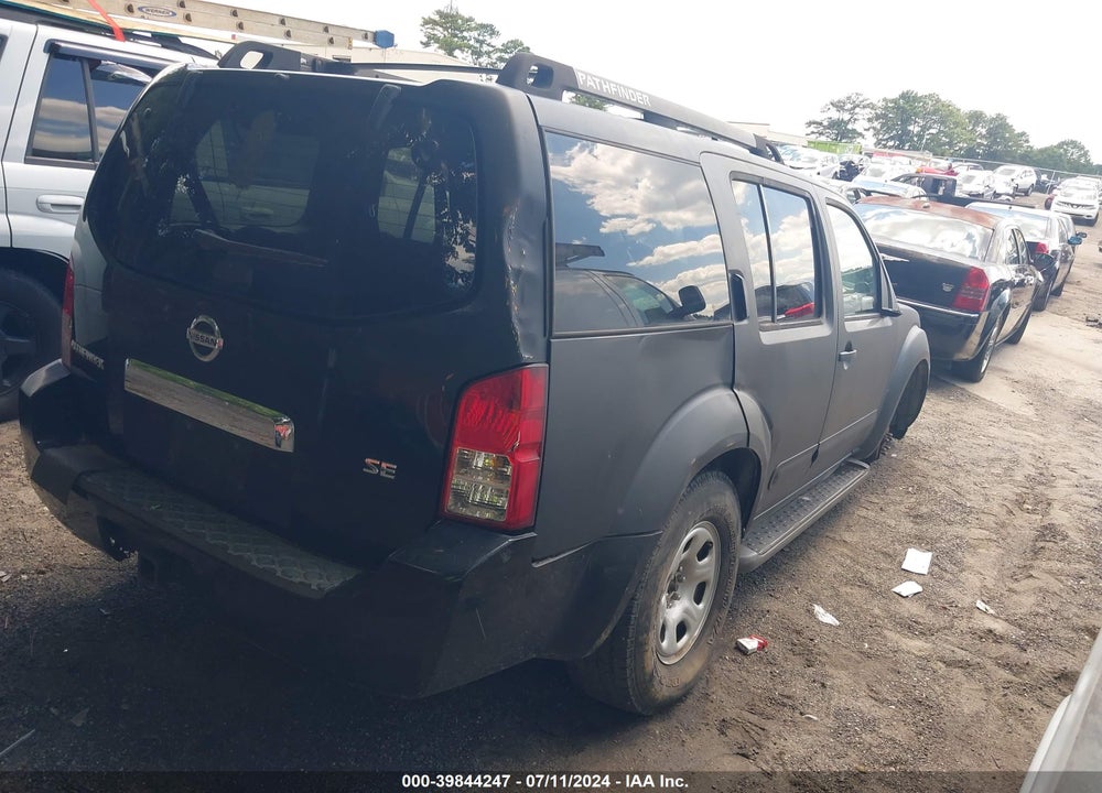 2006 NISSAN PATHFINDER SE VIN: 5N1AR18U26C636039