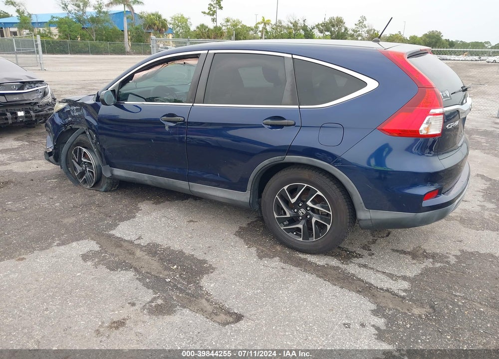 2016 HONDA CR-V SE VIN: 2HKRM3H44GH550089