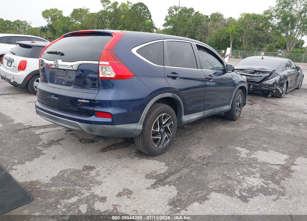 2016 HONDA CR-V SE VIN: 2HKRM3H44GH550089