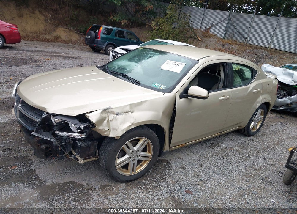 2010 DODGE AVENGER R/T VIN: 1B3CC5FB2AN146237