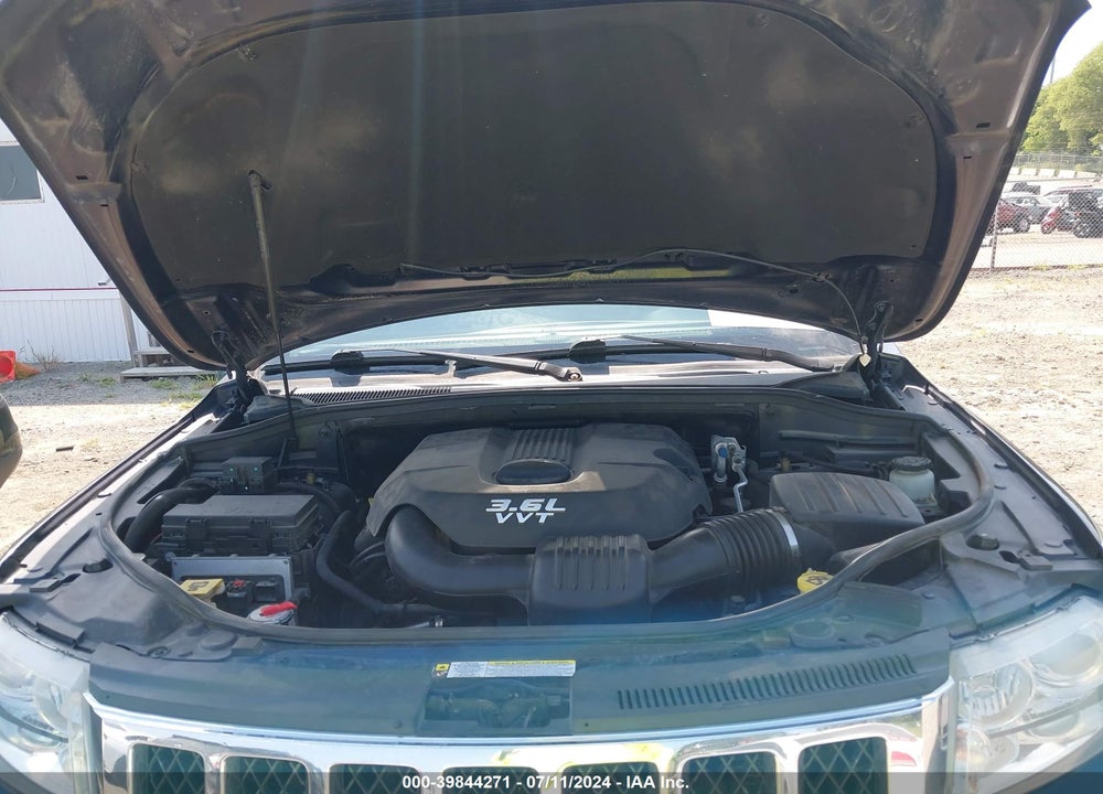 2012 CHEROKEE JEEP GRAND  OVERLAND VIN: 1C4RJFCG9CC176077